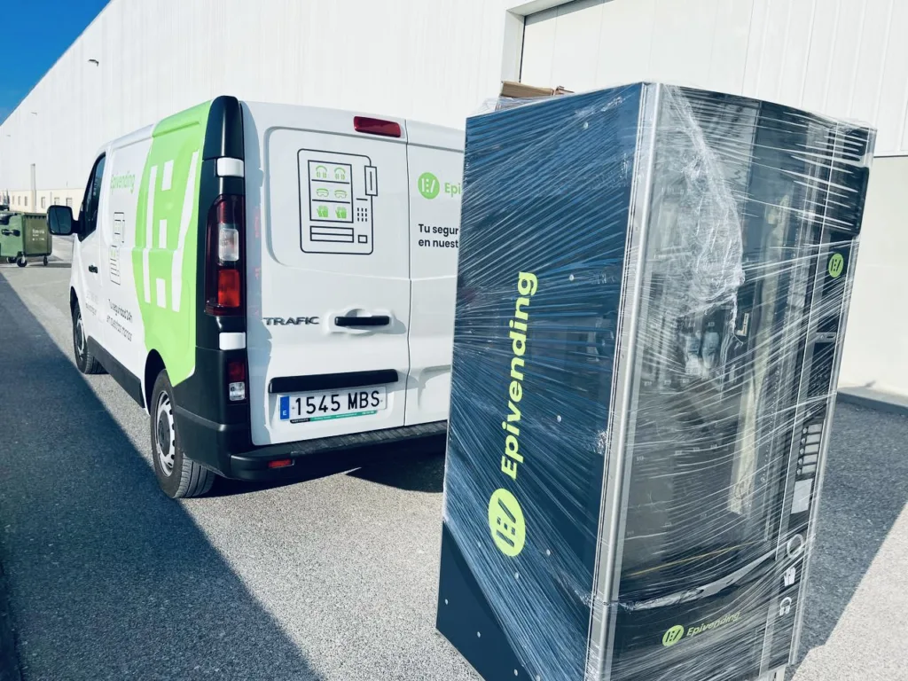 maquina expendedora de vending industrial de epivending